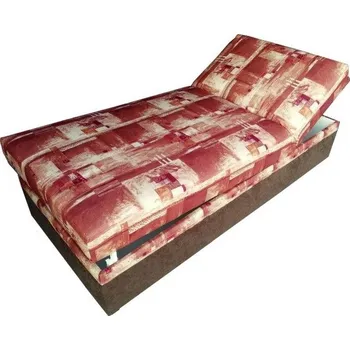 Postel Sconto STEFI 90 x 200 cm hnědá/vícebarevná