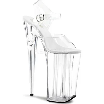 Dámské sandále Pleaser Beyond-008 - Dámske sandálky Průhledná Velikost 37