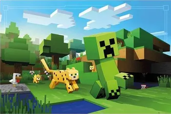 Plakát GB eye Minecraft Ocelot Chase