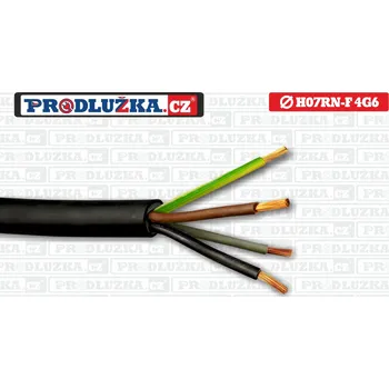 Prodlužovací kabel Prodlužka.cz H07RN-F 4G6