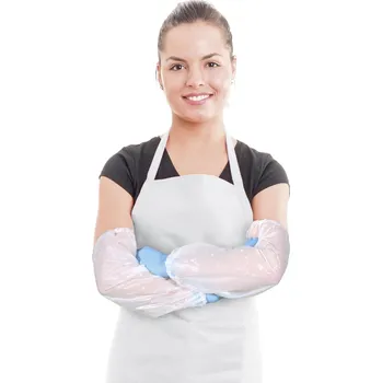 Wimex Rukávník na jedno použití 20 x 40 cm (PE) 100 ks bílý