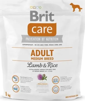 Krmivo pro psa Brit Care Adult Medium Breed Lamb/Rice