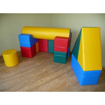 ostatní stavebnice Molitanová stavebnice 13 ks (30 cm), koženka