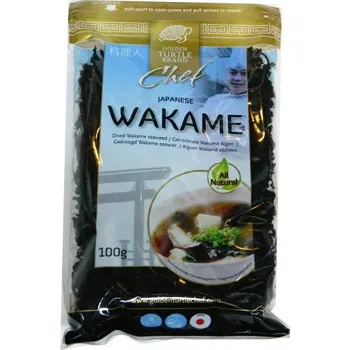 Přírodní produkt Golden Turtle Wakame řasa sušená 100 g