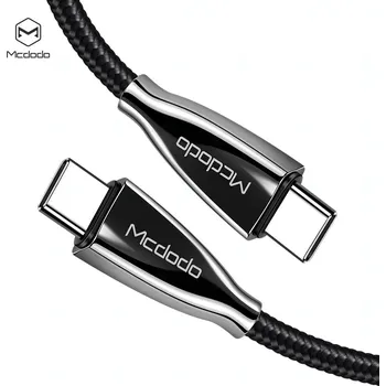 Mcdodo kabel USB C / USB C Power delivery Excellence serie, 3A, 60W, 1.5m, černý, do fotoaparátu