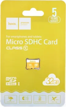 Paměťová karta Hoco microSDHC 32 GB class 10 (HCA1267)