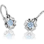 Cutie Jewellery Dětské náušničky zlaté C2178B Arctic Blue