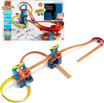 Set autodráh Mattel Hot Wheels Track Builder motorizovaný set
