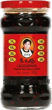 Lao Gan Ma Fermentované sojové boby v chilli oleji 280 g
