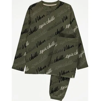 GEORGE CHLAPECKÉ PYŽAMO "EPIC CHILL" Barva: khaki, Velikost: 11-12 let (152)
