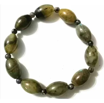 Náramek Labradoritový náramek oválky