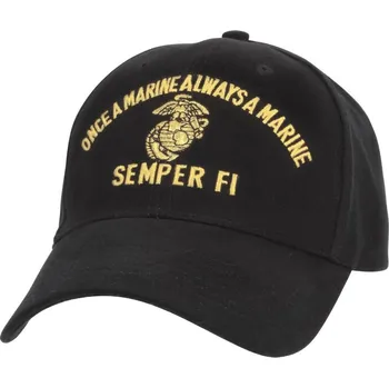 Pokrývka hlavy ROTHCO čepice MARINE SEMPER FI baseball ČERNÁ