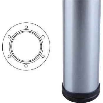 Stolová podnož Strong stolová noha imitace nerezi 820x60