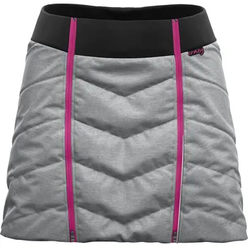 Dámská sukně CRAZY IDEA SKIRT FEEL GRAY (zateplená sukně)