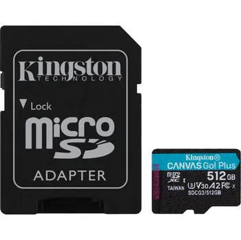 Kingston Canvas Go! Plus microSDXC 512…