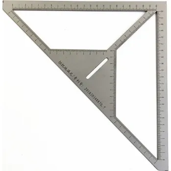 HUKA HK-25253 pravítko trojúhelník na odtok v dlažbě