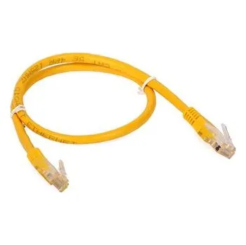 Síťový kabel UTP patch kabel Cat5e 0,5 m žlutý