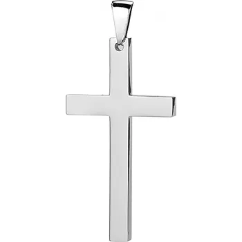 Přívěsek Ocelový přívěsek - kříž 17x32 mm