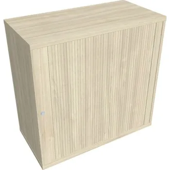 Kancelářský vozík HOBIS kancelářská policová skříň - SZ 2 80 03 P, zámek Huwill, roleta pravá, akát + doprava zdarma