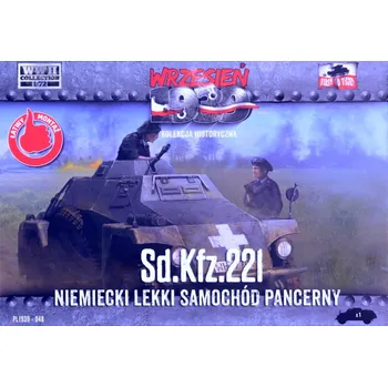 Plastikový model First To Fight 1/72 Sd.Kfz. 221 German light armoured vehicle