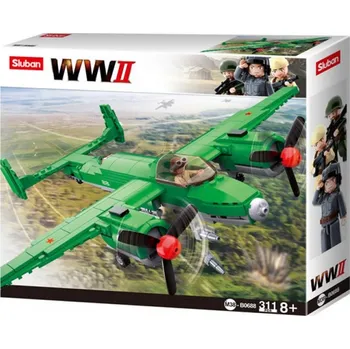 Stavebnice Sluban Sluban WWII TU-2 M38-B0688 Tupolev