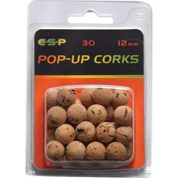 Boilies Korkové Kuličky ESP Cork Pop-up 12mm/30ks