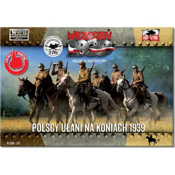 Plastikový model First To Fight 1/72 Polish Uhlans on horses 1939