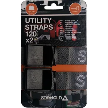 Upínací popruh Stahovací popruhy 1,2m x 28mm k všestrannému použití STAYHOLD