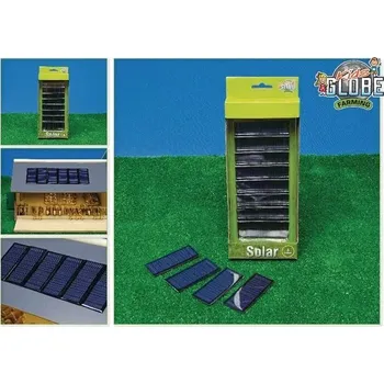 Figurka Sada solárních panelů 8 ks Kids Globe (571977) (Příslušenství pro figurky, zvířátka nebo dřevěné domečky Kids Globe. Dekorace pro dřevěné domečky a modely strojů a traktory, sada 8 kusů solárních panelů z plastu.)