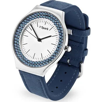 Hodinky Dámské modré hodinky Centella se Swarovski Elements ZN40NM