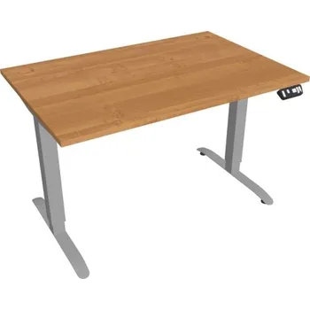 Kancelářský vozík HOBIS výškově stavitelný stůl 120 cm, paměť.ovlad. - MOTION MS 2M 1200, olše + doprava zdarma