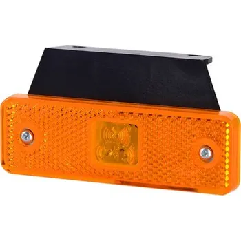 Přídavný světlomet obrysové světlo - oranžové - led - s držákem - s odrazkou - LD 500