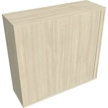 Kancelářský vozík HOBIS kancelářská policová skříň - SZ 3 120 01 L, zámek Huwill, roleta levá, akát + doprava zdarma