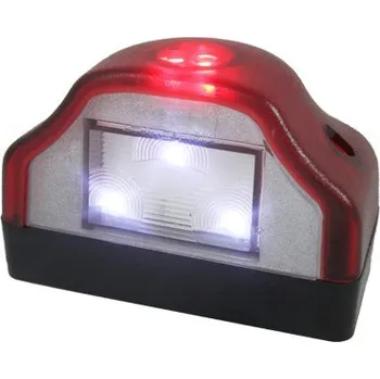 Osvětlení SPZ Osvětlení spz - červené průhledné LTD 232