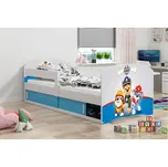 ImportWorld Dětská postel Felix 1 80x160 - 1 osoba - Bílá, Pes