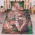 Ložní povlečení Jerry Fabrics Leopard zelené 140 x 200, 70 x 90 cm zipový uzávěr