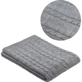 Dětská deka Maccaroni Deka šedá 1007