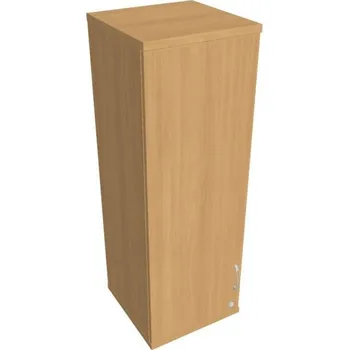 Kancelářský vozík HOBIS kancelářská policová skříň horní - SZ 3 40 01 L H, zámek Huwill, buk + doprava zdarma