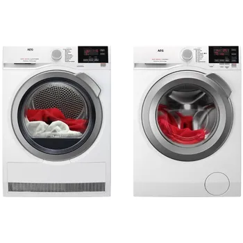 Set pračky a sušičky AEG L6FBG68SC + AEG T6DBG28SC