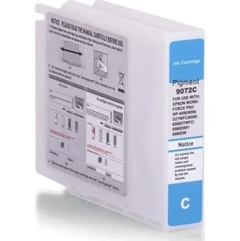 Epson T9072 azurová (cyan) kompatibilní cartridge