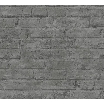 Tapeta Vliesová tapeta šedé cihly 377476 / Tapety na zeď 37747-6 Industrial (0,53 x 10,05 m) A.S.Création