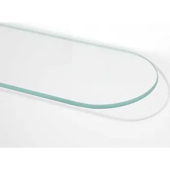 Zrcadlo Skleněná oválná polička COVER 59 x 12 cm, bez úchytů 100-098