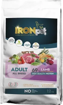 Krmivo pro psa Ironpet Dog Adult All Breed Lamb 12 kg