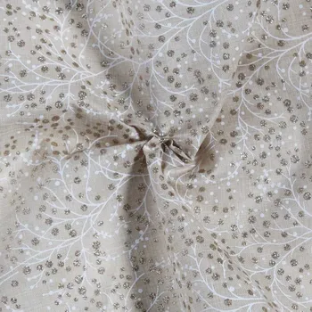 Vánoční dekorace Dekorační látka poylester 36cm/500cm natural (791716)