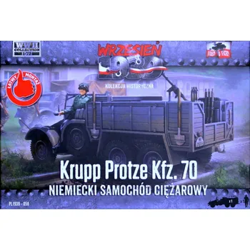 Plastikový model First To Fight 1/72 Krupp Protze Kfz.70 (incl. 1 fig.)
