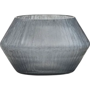 Svícen Skleněný svícen Grey Light 13 cm