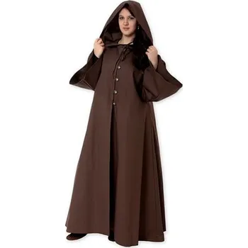 Karnevalový kostým imago Plášť s rukávy - hnědý, velikost L/XL