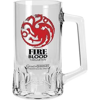 Sklenice ABYstyle Půllitr Game of Thrones - Targaryen 500ml