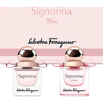 Kosmetická sada Salvatore Ferragamo Signorina Mini Duo Set - EDT Signorina in fiore 20 ml + EDP Signorina 20 ml Dárková sada