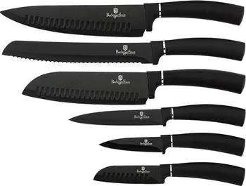 Kuchyňský nůž Berlinghaus Royal Black Collection BH-2383 sada nožů 6 ks